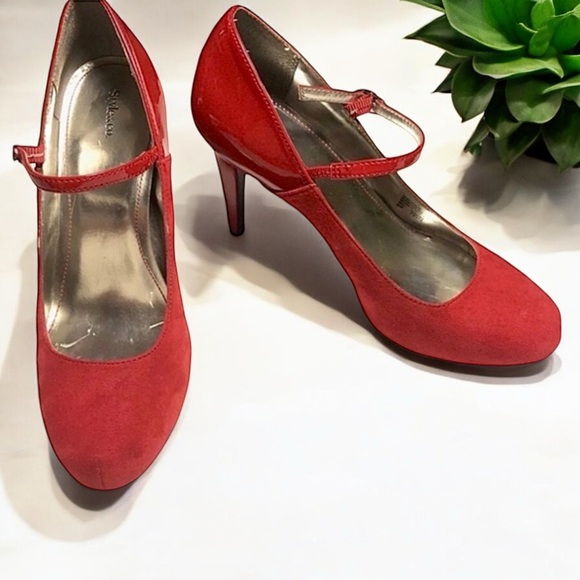 Style & Co Red Kaylee Womens Mary Janes Pumps - Picture 8 of 16